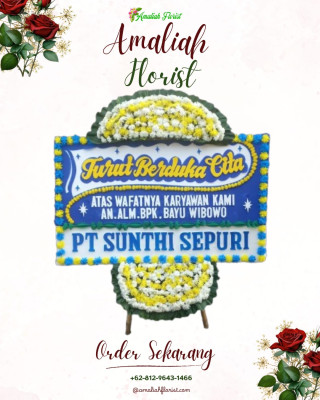 Papan Bunga Duka di Cimahi Utara
