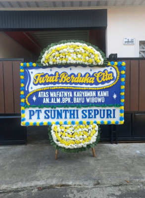 Papan Bunga Duka di Cimahi Utara