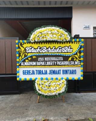 Papan Bunga Duka di Cimahi Utara